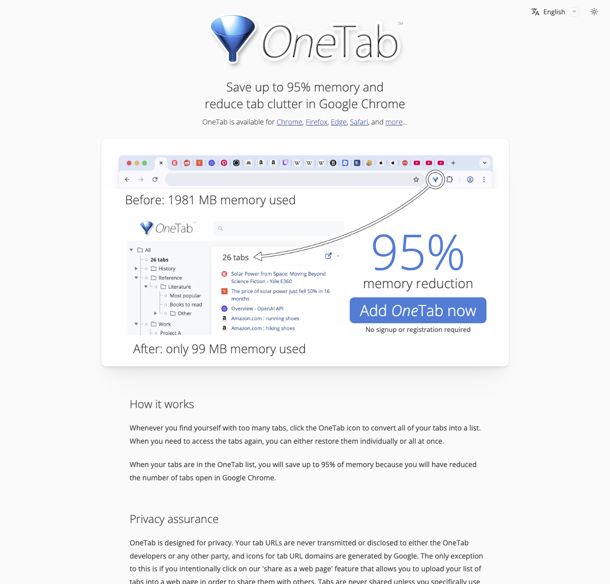 OneTab Logo